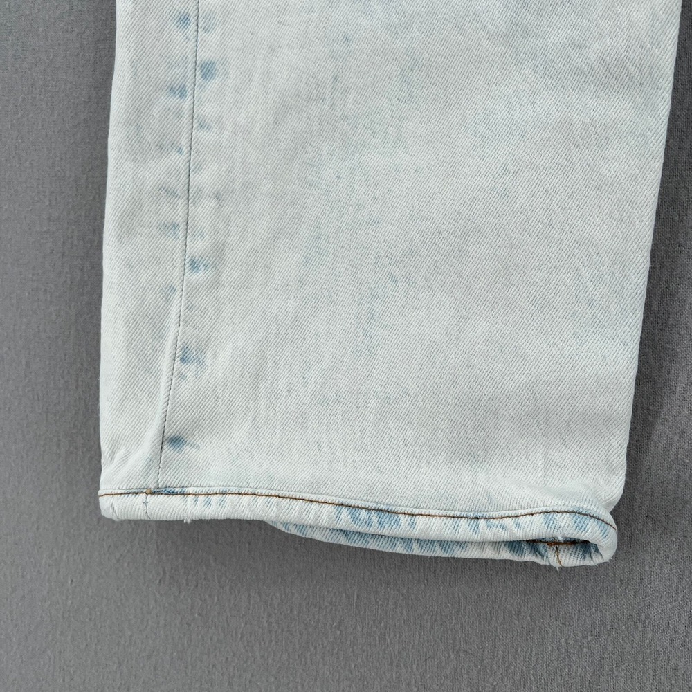 Levi's Ribcage Straight Jeans Women 26 Light Wash Denim High Rise Ankle - Picture 12 of 16